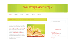Desktop Screenshot of bookdesignmadesimple.com