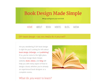 Tablet Screenshot of bookdesignmadesimple.com